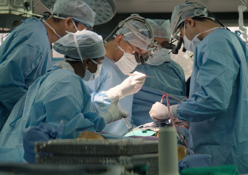 the surgeons cut the surgeons cut